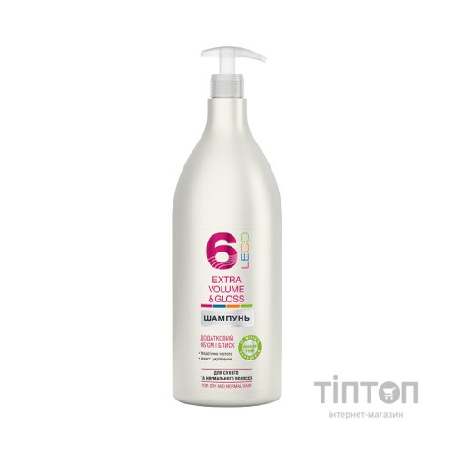 Шампунь Leco 6 Додатковий об'єм і блиск 1500 мл (XL 40214_1)