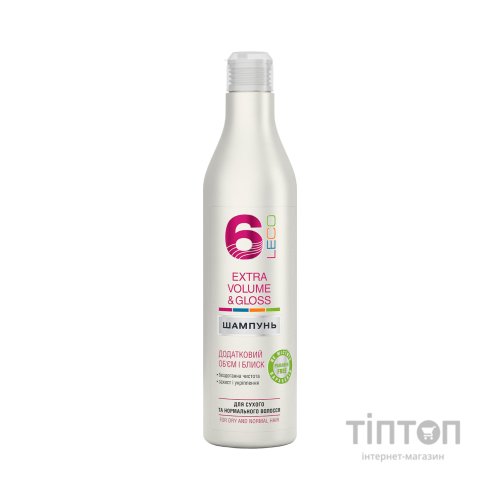 Шампунь Leco 6 Додатковий об'єм і блиск 500 мл (XL 40114_1)