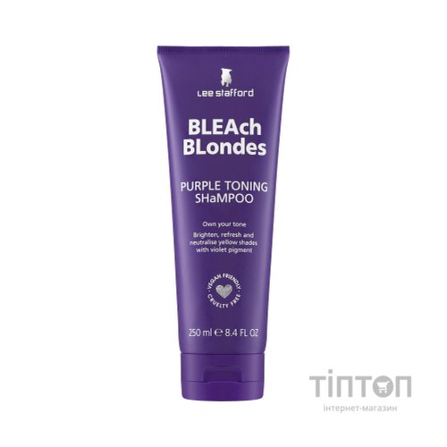 Шампунь Lee Stafford Bleach Blondes Purple Toning для освітленого волосся 250 мл (5060282705777)