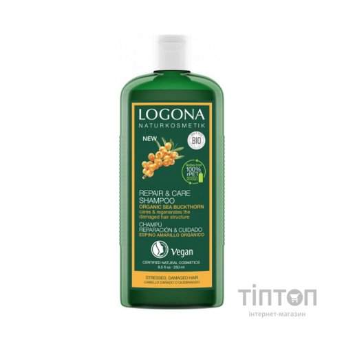 Шампунь Logona реконструктор волосся Обліпиха 250 мл (4017645044289)