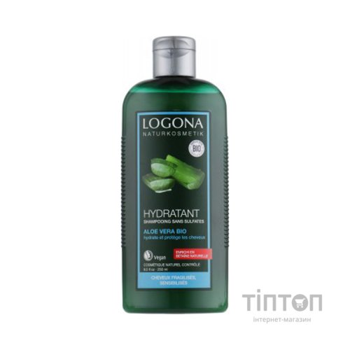 Шампунь Logona Зволоження та Захист для сухого волосся з Алое Вера 250 мл (4017645032279)
