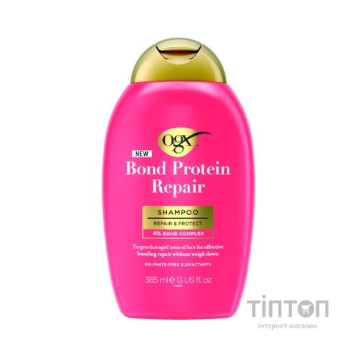 Шампунь OGX Bond Protein Repair Відновлювальний з протеїнами 385 мл (3574661818450)