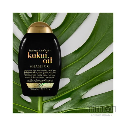 Шампунь OGX Kukui Oil Зволоження та гладкість 385 мл (0022796974211)