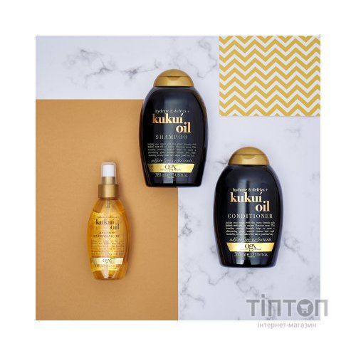 Шампунь OGX Kukui Oil Зволоження та гладкість 385 мл (0022796974211)