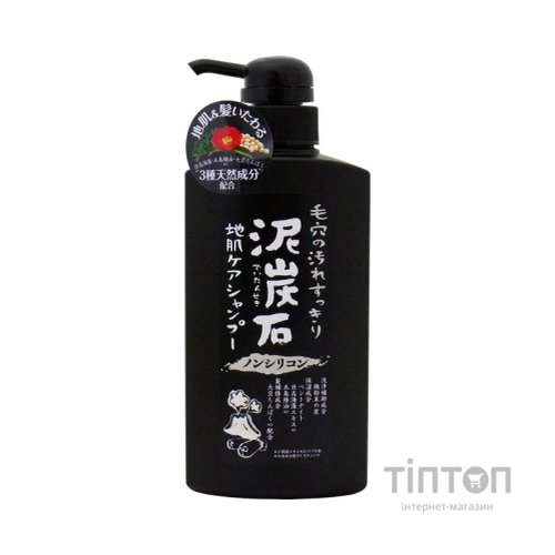 Шампунь Pelican Deitanseki Shampoo Безсиліконовий Для жирного волосся 500 мл (4976631649252)
