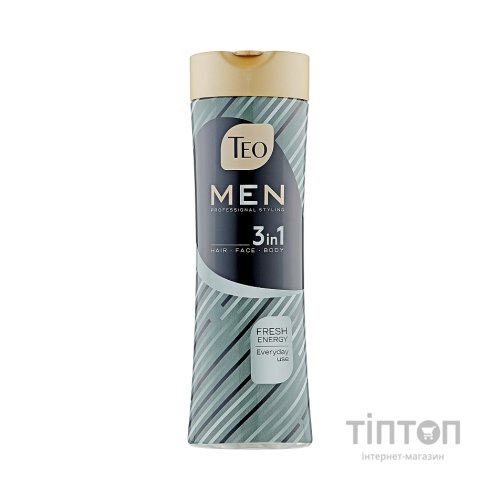 Шампунь Teo Beauty Men 3 In 1 Charcoal 350 мл (3800024046766)