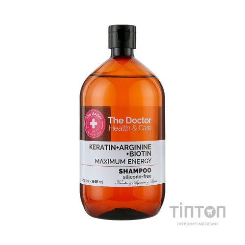 Шампунь The Doctor Health & Care Keratin + Arginine + Biotin Maximum Energy 946 мл (8588006041705)