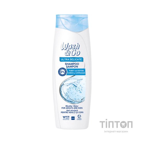 Шампунь Wash&Go на міцелярній воді для всіх типів волосся 360 мл (8008970057224)