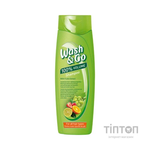 Шампунь Wash&Go з екстрактами фруктів для всіх типів волосся 360 мл (8008970056777)