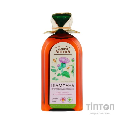 Шампунь Зелена Аптека Лопух великий та протеїни пшениці 350 мл (4823015904950)