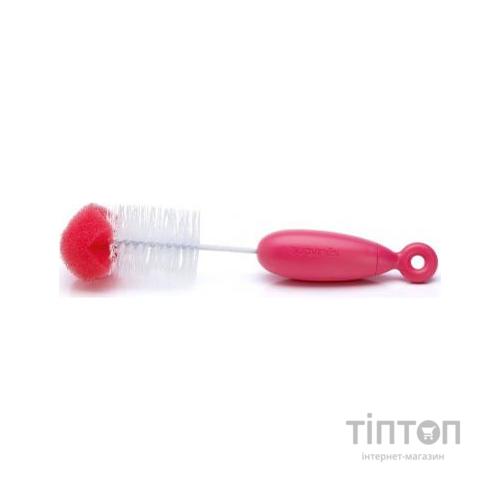 Щіточка для миття пляшечок Suavinex 2 в 1 червона (400275/3)