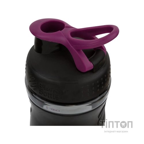 Шейкер спортивний BlenderBottle SportMixer 28oz/820ml Black/Plum (SM 28oz Black/Plum)