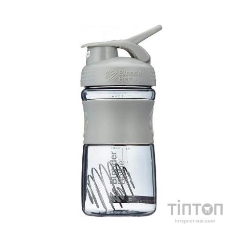 Шейкер спортивний BlenderBottle SportMixer 590ml Grey ORIGINAL (SM 20oz Grey)