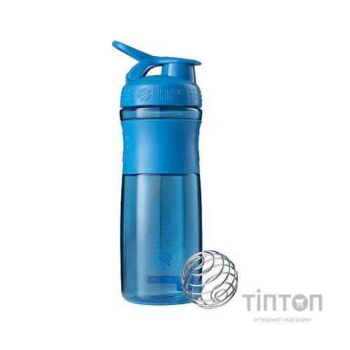 Шейкер спортивний BlenderBottle SportMixer 820ml Cyan ORIGINAL (SM 28oz Cyan)