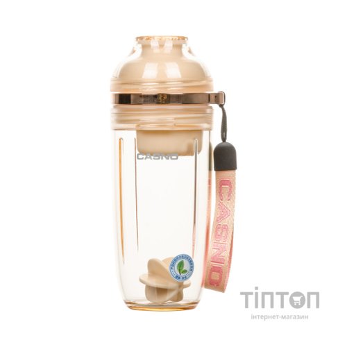 Шейкер спортивний Casno 400 мл KXN-1233 Жовтий (KXN-1233_Yellow)