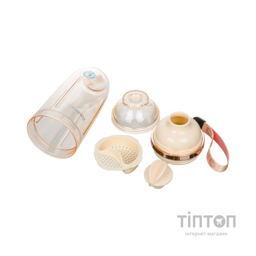 Шейкер спортивний Casno 400 мл KXN-1233 Жовтий (KXN-1233_Yellow)