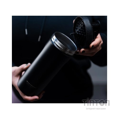 Шейкер спортивний SmartShake Insulated Steel 750ml Black (11152001)