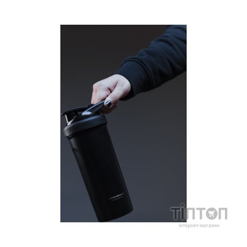 Шейкер спортивний SmartShake Insulated Steel 750ml Black (11152001)