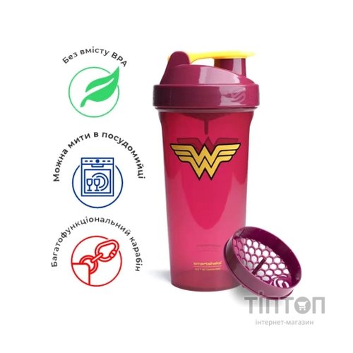 Шейкер спортивний SmartShake Lite 800ml DC Wonderwoman (10780801)