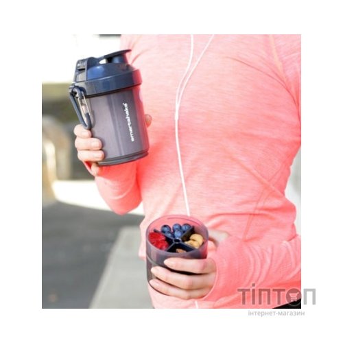 Шейкер спортивний SmartShake Original2GO 600ml Dark Gray (10561401)