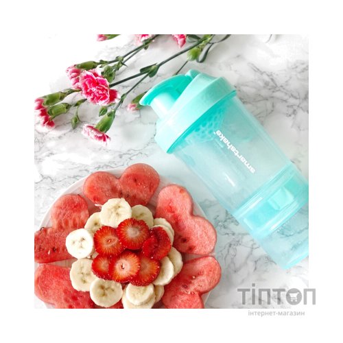 Шейкер спортивний SmartShake Original2GO 600ml Mint Green (10561301)