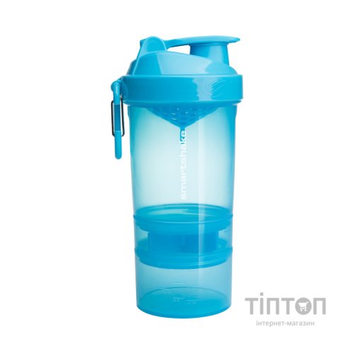 Шейкер спортивний SmartShake Original2GO 600ml Neon Blue (10560102)