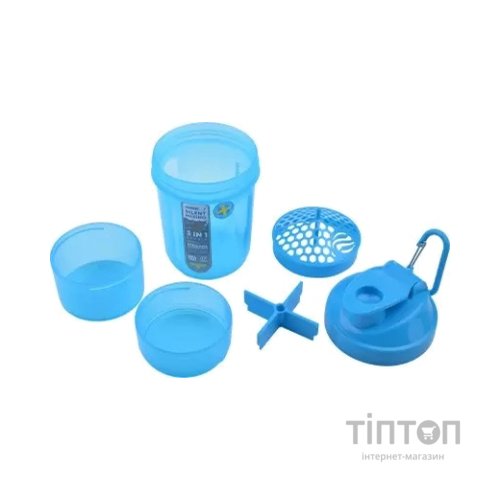 Шейкер спортивний SmartShake Original2GO 600ml Neon Blue (10560102)