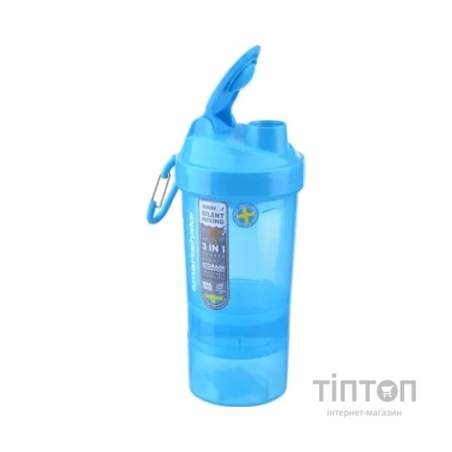 Шейкер спортивний SmartShake Original2GO 600ml Neon Blue (10560102)