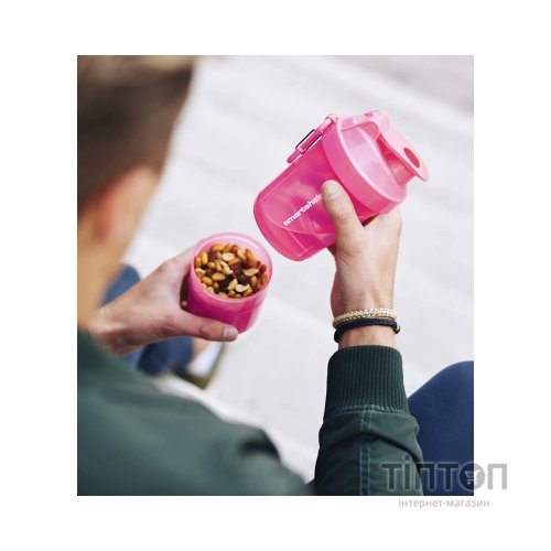 Шейкер спортивний SmartShake Original2GO 600ml Neon Pink (10560502)