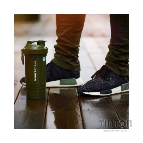 Шейкер спортивний SmartShake Original2GO One 800ml Army Green (10581002)