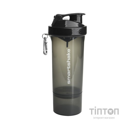 Шейкер спортивний SmartShake Slim 500ml Black (10253001)