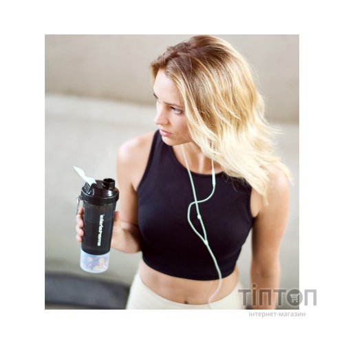Шейкер спортивний SmartShake Slim 500ml Black (10253001)
