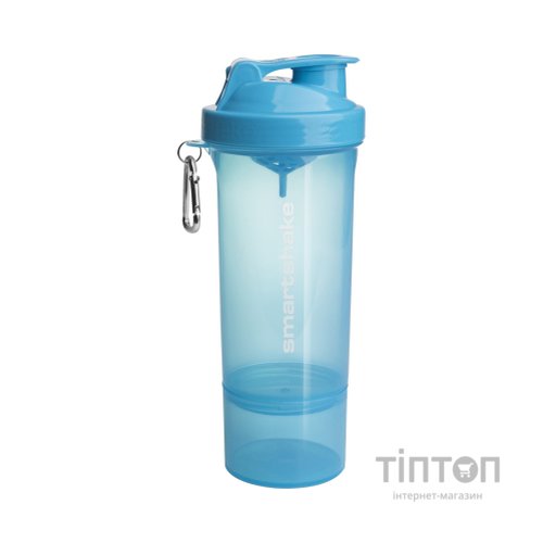 Шейкер спортивний SmartShake Slim 500ml Neon Blue (10253101)