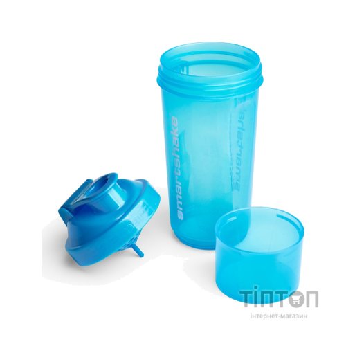 Шейкер спортивний SmartShake Slim 500ml Neon Blue (10253101)