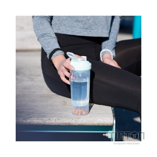 Шейкер спортивний SmartShake Slim 500ml Pure White (10253301)