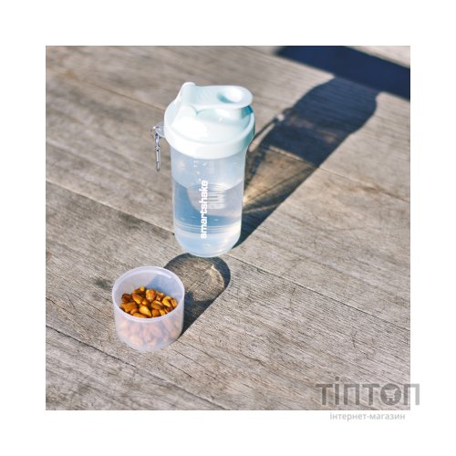 Шейкер спортивний SmartShake Slim 500ml Pure White (10253301)