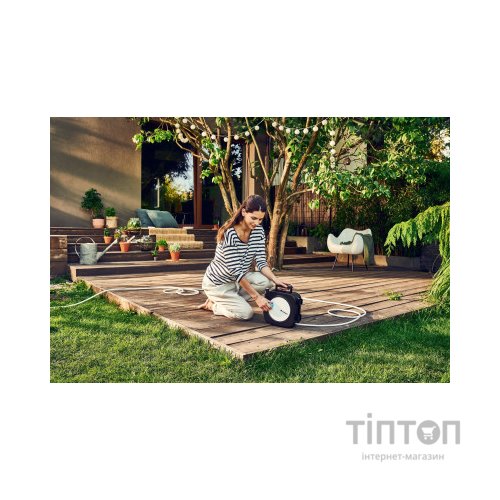 Шланг для поливу Cellfast на катушці ERGO XS, 10+2м, шланга 3/8", комплект конекторів та зрошувач ERGO (55-400)