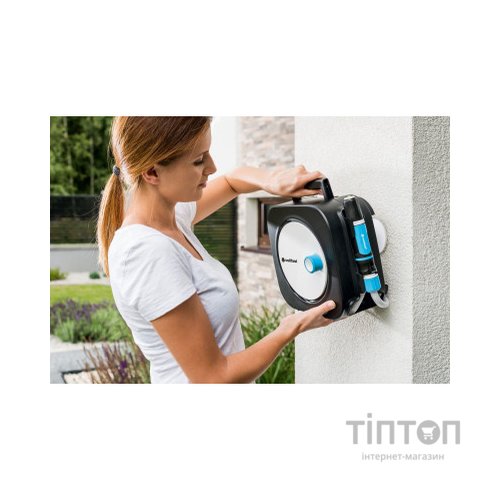 Шланг для поливу Cellfast на катушці ERGO XS, 10+2м, шланга 3/8", комплект конекторів та зрошувач ERGO (55-400)