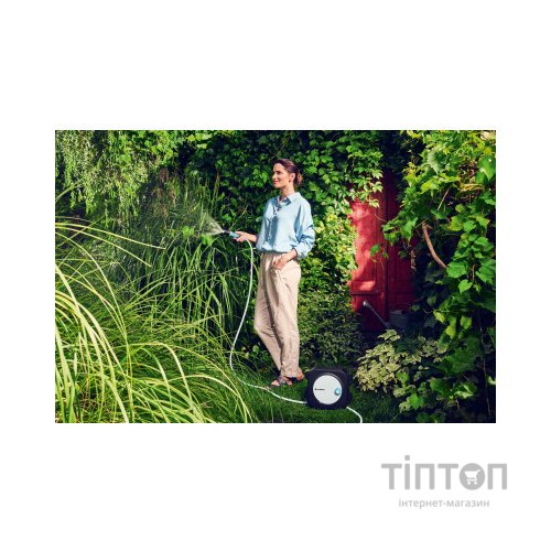 Шланг для поливу Cellfast на катушці ERGO XS, 10+2м, шланга 3/8", комплект конекторів та зрошувач ERGO (55-400)