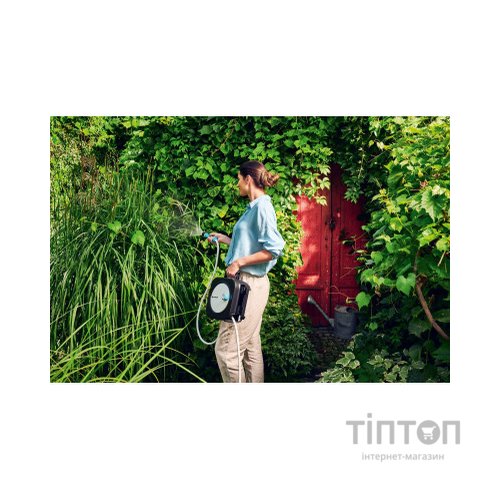 Шланг для поливу Cellfast на катушці ERGO XS, 10+2м, шланга 3/8", комплект конекторів та зрошувач ERGO (55-400)