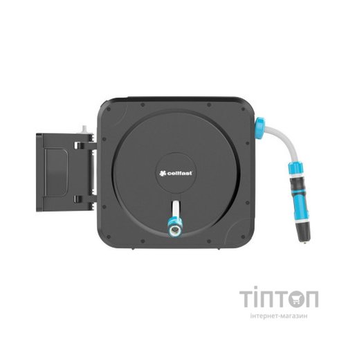 Шланг для поливу Cellfast на котушці ERGO, 20м+2м, шланга 1/2", комплект конекторів та зрошувач ERGO (55-410)