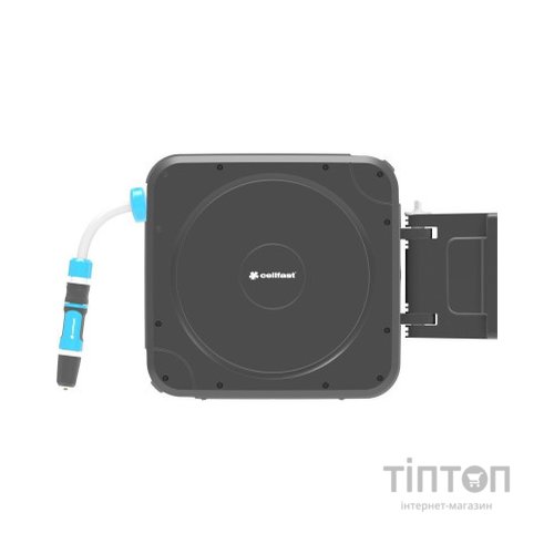 Шланг для поливу Cellfast на котушці ERGO, 20м+2м, шланга 1/2", комплект конекторів та зрошувач ERGO (55-410)