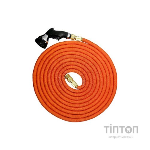 Шланг для поливу Gruntek King Cobra з пістолетом та перехідниками 5 шт. (296225001)