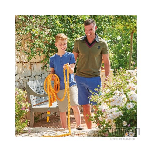 Шланг для поливу HoZelock 15м розтяжний Superhoze + конектори (7061)