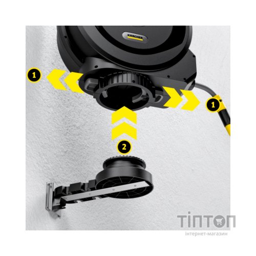 Шланг для поливу Karcher на автоматичній катушці HBX 4.20 Automatic 20м, 1/2” 8.68кг (2.645-378.0)