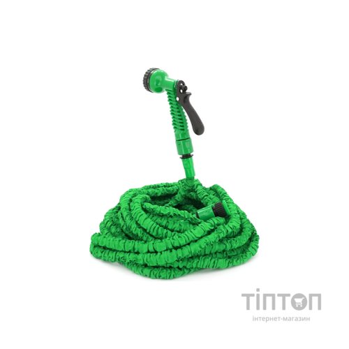 Шланг для поливу Voltronic KY-450G, 15-45м/150ft, + розпилювач, насадка на кран, Green, Box (KY-450G)