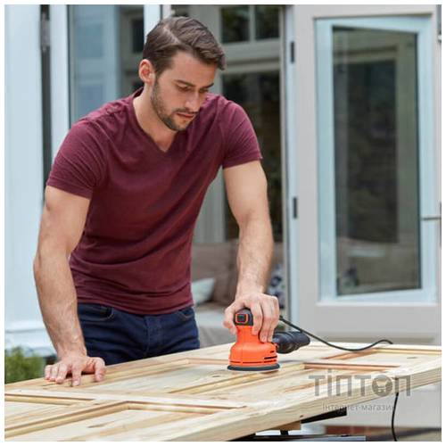 Шліфувальна машина Black&Decker 230 Вт, 125 мм, 13000 об/хв (BEW210)