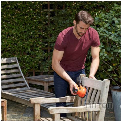 Шліфувальна машина Black&Decker 230 Вт, 125 мм, 13000 об/хв (BEW210)