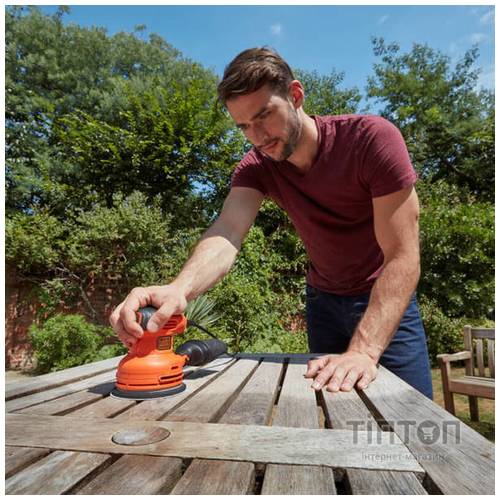 Шліфувальна машина Black&Decker 230 Вт, 125 мм, 13000 об/хв (BEW210)