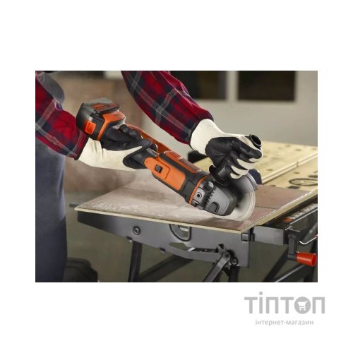 Шліфувальна машина Black&Decker 18V, 4Ah, 125 мм, 8600 об/хв (BCG720M1)
